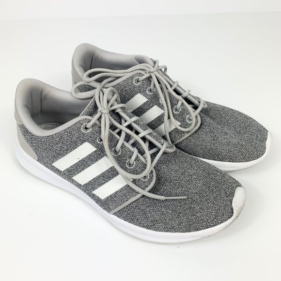 Adidas Cloudfoam Women's QT Racer 2.0 Shoes in Grey/White Size 7 - Picture 2 of 9